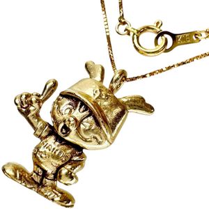 Jabbit (Yomiuri Giants) 2002 Necklace, 18K Gold, 6.4g, 40cm, Unisex [Used]