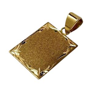18K Gold Pendant top, 1.0g, Women's [Used]