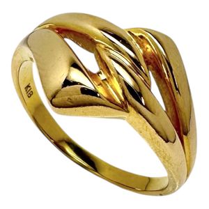 Size 13 Designer Ring, K18 Gold, 3.2g, Women's [Used]