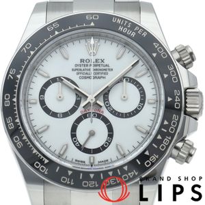 Rolex Cosmograph Daytona Watch 126500LN, Box, Warranty Card, Stainless Steel/Ceramic, Men's Watch, White, Excellent Condition [Brand New]