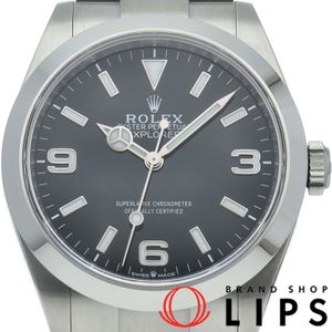 Rolex Explorer 40 Watch, Model 224270, with Box and Warranty, Stainless Steel, Men's Watch, Black, Excellent Condition [Brand New]