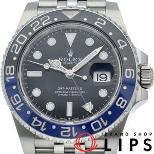 Rolex GMT-Master II Jubilee Watch 126710BLNR, Box, Warranty Card, Stainless Steel, Men's Watch, Black, Excellent Condition [Brand New]