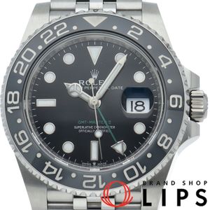 Rolex GMT-Master II Jubilee Watch 126710GRNR, Box, Warranty Card, Stainless Steel, Men's Watch, Black, Excellent Condition [Brand New]