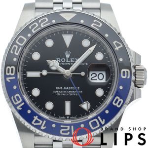 Rolex GMT-Master II Jubilee Watch 126710BLNR, Box, Warranty Card, Stainless Steel, Men's Watch, Black, Excellent Condition [Brand New]