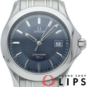 Omega Seamaster 120M Quartz 36mm 2511.81 Stainless Steel Men's Watch, Blue, Polished, Excellent Condition [Pre-owned]