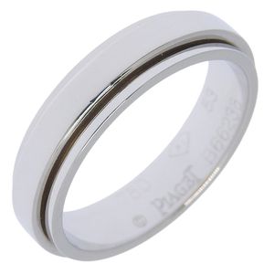 피아제 PIAGET 포세션 12.5호 링・반지 K18 화이트 골드 약 5.5 g Possession 레이디스【중고】