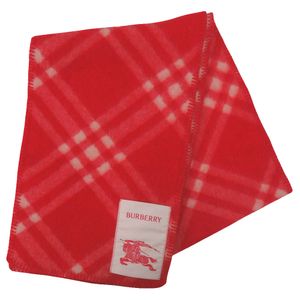 Excellent condition Burberry Prorsum blanket stitch 81186311 RED red scarf muffler 0547 [Used] BURBERRY