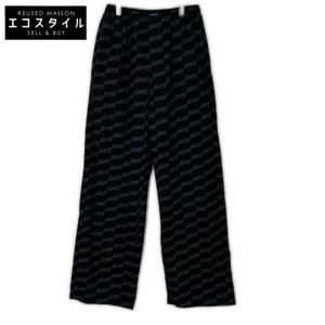 Balenciaga 658883 2022 Black BB Logo Easy Pants Size 46 [Used]