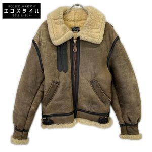 Avirex Brown B-3 33H5595 Mouton Flight Jacket 36 [Used]