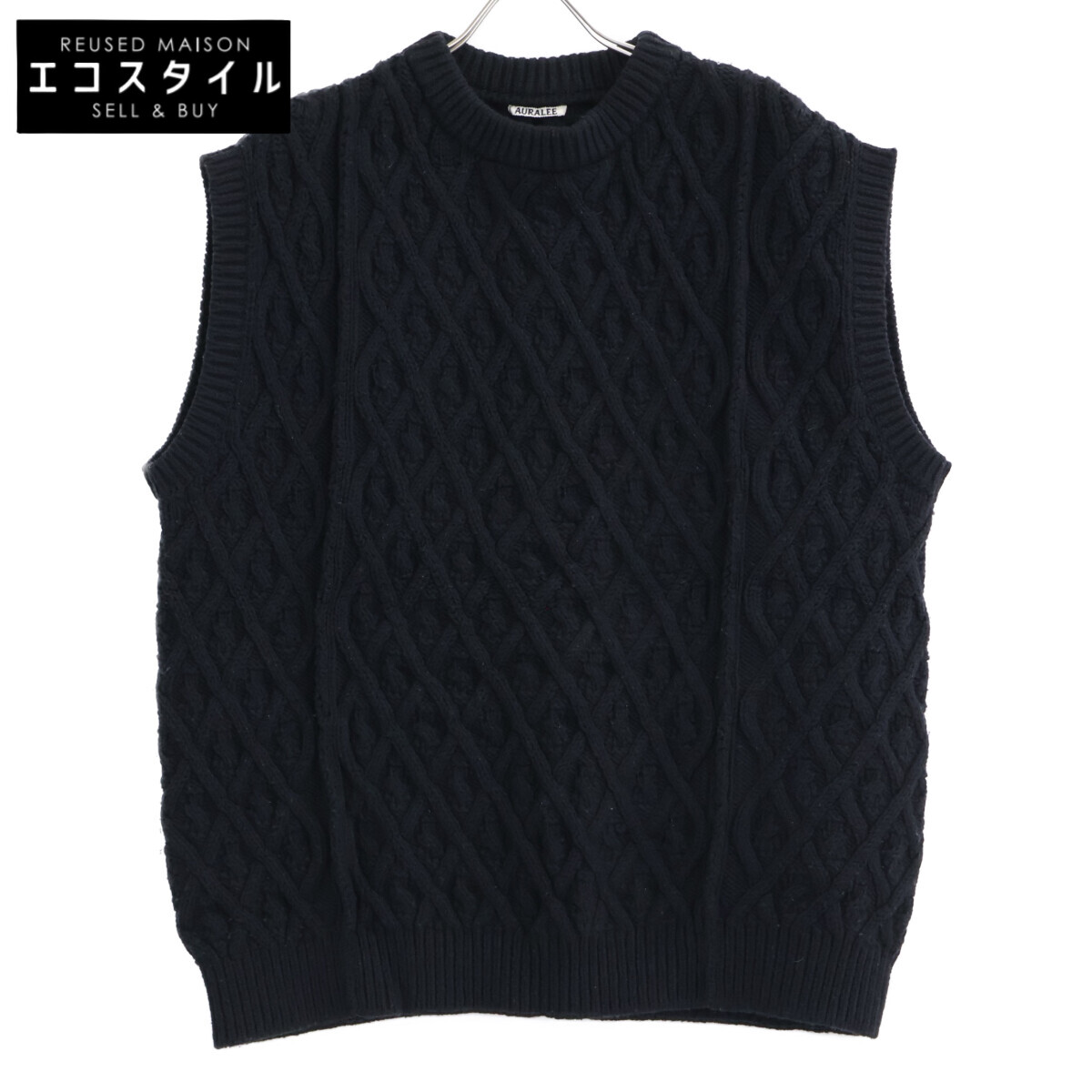 AURALEE HARD TWIST MERINO ARAN KNIT 19AW 【公式通販】