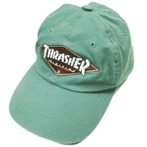 THRASHER x green label relaxing UNITED ARROWS x Thrasher Green Label Relaxing United Arrows Exclusive Kids Twill Baseball Cap GL-24TR02 ONE SIZE KELLY 6-Panel Hat [Used] [THRASHER × green label relaxing UNITED ARROWS]