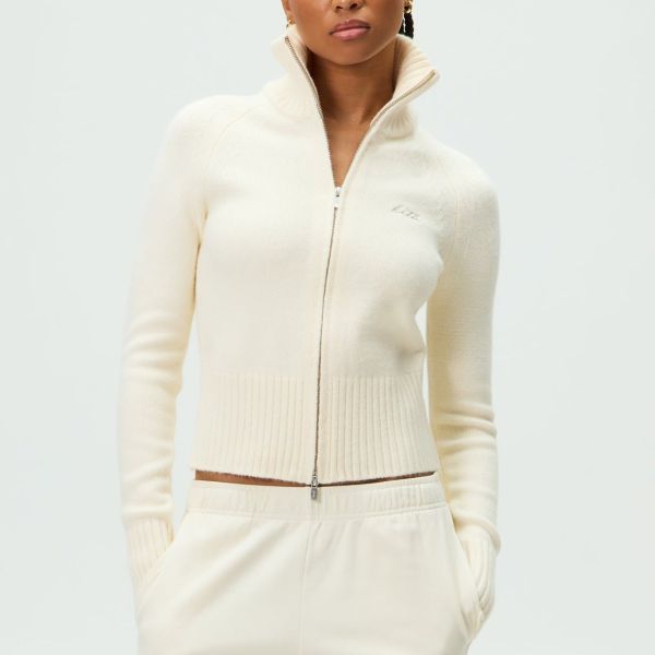 KITH NYC キスニューヨークシティ 26SS Women Ina II Sweater Track Zip ウィメンズ イナII セーター トラックジップ 26080061000310 XS Sandrift セーター ニット トップス【中古】【KITH NYC】 KITH NYC (Kiss New York City) 26SS Women's Ina II Sweater Track