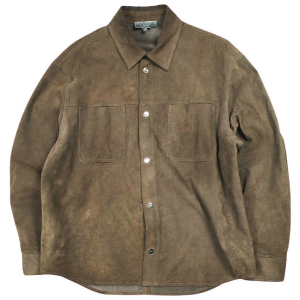 KITH NYC 25AW Suede Apollo Shirt (2505006000530, Size M) Derby KITH NYC 25AW Suede Apollo Shirt (2505006000530, Size M) Derby