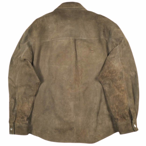 KITH NYC 25AW Suede Apollo Shirt (2505006000530, Size M) Derby