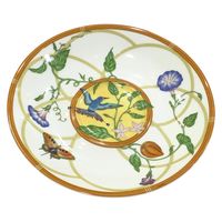 HERMES Flower, Bird, Butterfly Siesta Plate