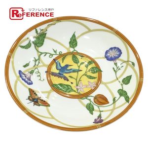 HERMES 꽃 새 나비 시에스타 접시