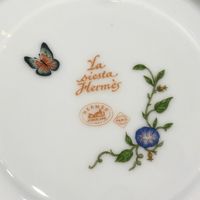 HERMES Flower, Bird, Butterfly Siesta Plate