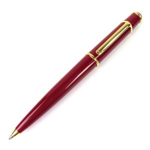 品相極佳 △CartierDiabolo de Cartier 旋轉式原子筆，波爾多金，稀有顏色，帶盒，法國製造，男士，書寫功能已確認。