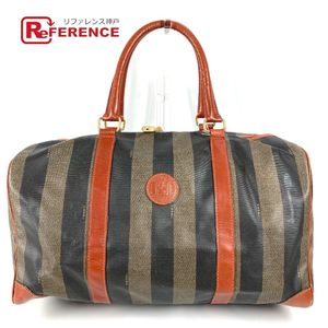 FENDI 빈티지 페칸 로고 보스턴 백