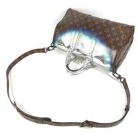 LOUIS VUITTON RFIC 모노그램 메탈릭 네뷸라 키폴 밴드 리에르 35 핸드백