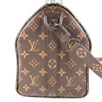 LOUIS VUITTON RFIC 모노그램 메탈릭 네뷸라 키폴 밴드 리에르 35 핸드백