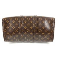 LOUIS VUITTON RFIC 모노그램 메탈릭 네뷸라 키폴 밴드 리에르 35 핸드백