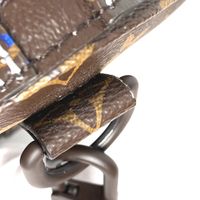 LOUIS VUITTON RFIC 모노그램 메탈릭 네뷸라 키폴 밴드 리에르 35 핸드백