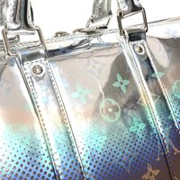 LOUIS VUITTON RFIC 모노그램 메탈릭 네뷸라 키폴 밴드 리에르 35 핸드백