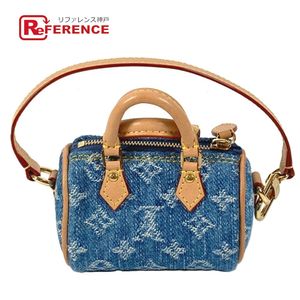 LOUIS VUITTON IK4213 모노그램 데님 비쥬삭 마이크로 스피디 키 체인