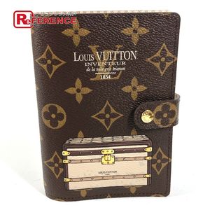 LOUIS VUITTONRI2123 Monogram Trunk & Lock Agenda PM 筆記本封套