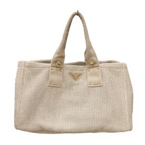 Prada帆布兩用包，Canapa托特包

PRADA 米色 [二手]