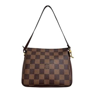 LOUIS VUITTON/ Louis Vuitton Damier N51982 化妝包 Damier 帆布ブラウン女士 [二手]