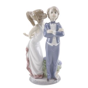 리야드로 Lladro 멋지다! 입상 오브제 5555 포세린 That's great! _【중고】