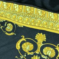 VERSACE Interior Lap Blanket/Throw, "I Love Baroque" 2-Piece Set, Towel