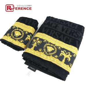 VERSACE 인테리어 무릎 걸이 담요 아이러브 바로크 2장 세트 타월
