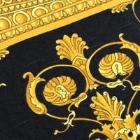 VERSACE Interior Lap Blanket/Throw, "I Love Baroque" 2-Piece Set, Towel