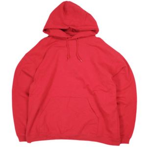 URBAN RESEARCH 25AW 寬版爸爸衛衣套頭連帽衫 URA7-11B002 1 紅色抓絨內襯上衣 [二手] [URBAN RESEARCH]