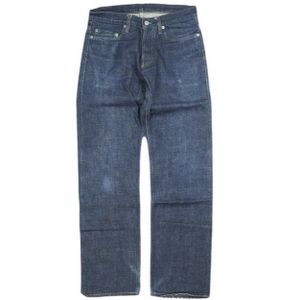 BEAUTY&YOUTH UNITED ARROWS （Beauty & Youth United Arrows）日本製造赤耳5口袋牛仔褲，常規款，貨號 1214-277-6121，30碼，靛藍色，紐扣門襟牛仔褲 [二手] [BEAUTY&YOUTH UNITED ARROWS]