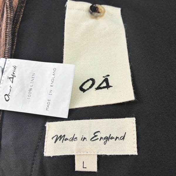 Omar Afridi オマールアフリディ イギリス製 KAKISHIBU STRIPES LINEN