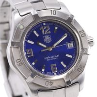 TAG TAG HEUER 2000 Exclusive 男士腕錶 WN1112 不鏽鋼石英模擬顯示藍色錶盤 2000 Exclusive 男士腕錶 [二手]