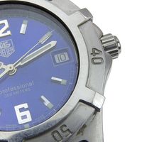 TAG TAG HEUER 2000 Exclusive 男士腕錶 WN1112 不鏽鋼石英模擬顯示藍色錶盤 2000 Exclusive 男士腕錶 [二手]