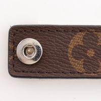 루이비통 LOUIS VUITTON 브라스레 호켄하임 브레이슬릿 M6141 모노그램 캔버스 2017년 차 약 26g Bra Rubbed Hockenheim 유니섹스【중고】