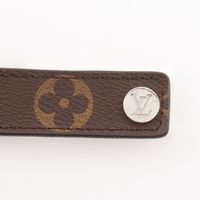 루이비통 LOUIS VUITTON 브라스레 호켄하임 브레이슬릿 M6141 모노그램 캔버스 2017년 차 약 26g Bra Rubbed Hockenheim 유니섹스【중고】