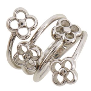 루이· LOUIS VUITTON 링·플라워 풀 9.5호 링·반지 M68130 금속제 실버 약 5.0 g Ring Flower Full 레이디스【중고】