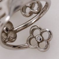 루이· LOUIS VUITTON 링·플라워 풀 9.5호 링·반지 M68130 금속제 실버 약 5.0 g Ring Flower Full 레이디스【중고】