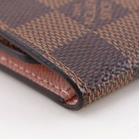 루이비통 LOUIS VUITTON 뮐티클레 6 키 케이스 N41624 다미에 캔버스 로즈 발레리누 2018년 차 CT4108 스냅 버튼 Multicles6 여성【중고】