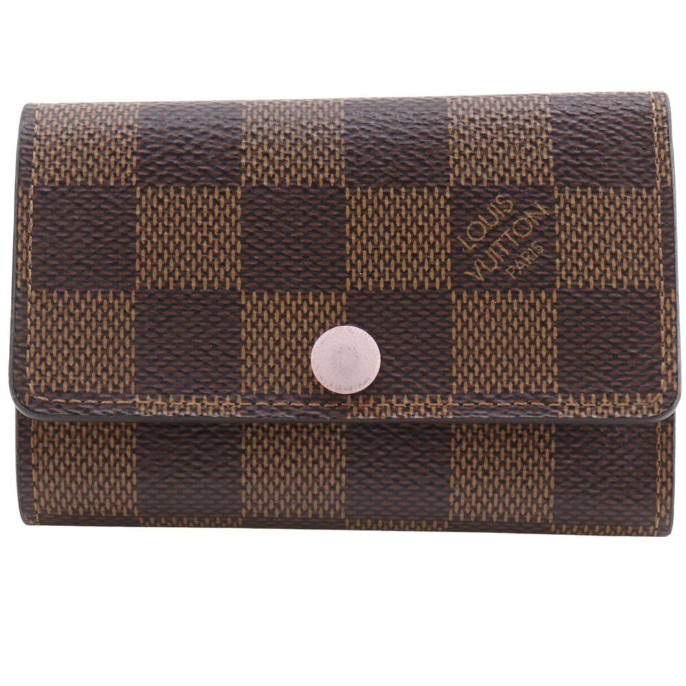루이비통 LOUIS VUITTON 뮐티클레 6 키 케이스 N41624 다미에 캔버스 로즈 발레리누 2018년 차 CT4108 스냅 버튼 Multicles6 여성【중고】