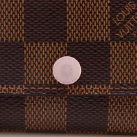 루이비통 LOUIS VUITTON 뮐티클레 6 키 케이스 N41624 다미에 캔버스 로즈 발레리누 2018년 차 CT4108 스냅 버튼 Multicles6 여성【중고】