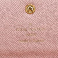 루이비통 LOUIS VUITTON 뮐티클레 6 키 케이스 N41624 다미에 캔버스 로즈 발레리누 2018년 차 CT4108 스냅 버튼 Multicles6 여성【중고】