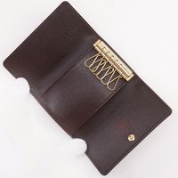 루이비통 LOUIS VUITTON 뮐티클레 6 키 케이스 N62630 다미에 캔버스 2001년 차 CT0091 스냅 버튼 Multicles6 유니섹스【중고】